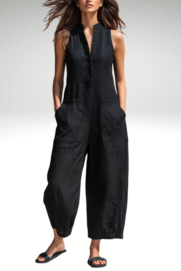 Sleeveless Minimalist Jumpsuit