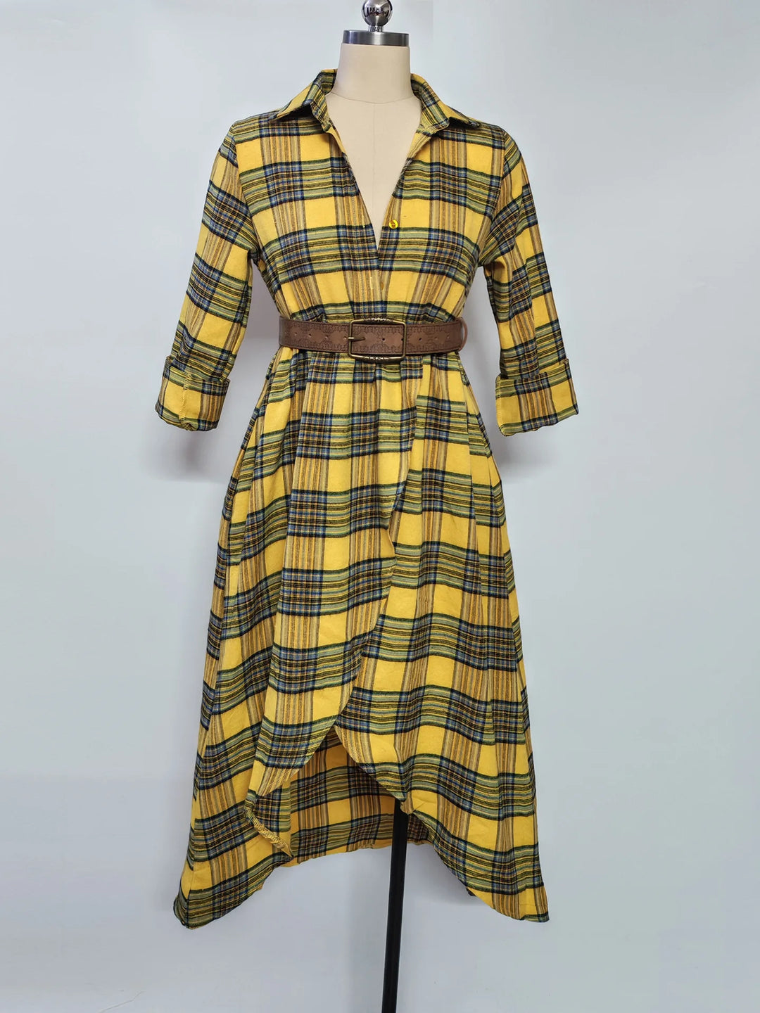 Grace | Classic Elegant Shirt Dress With Belt