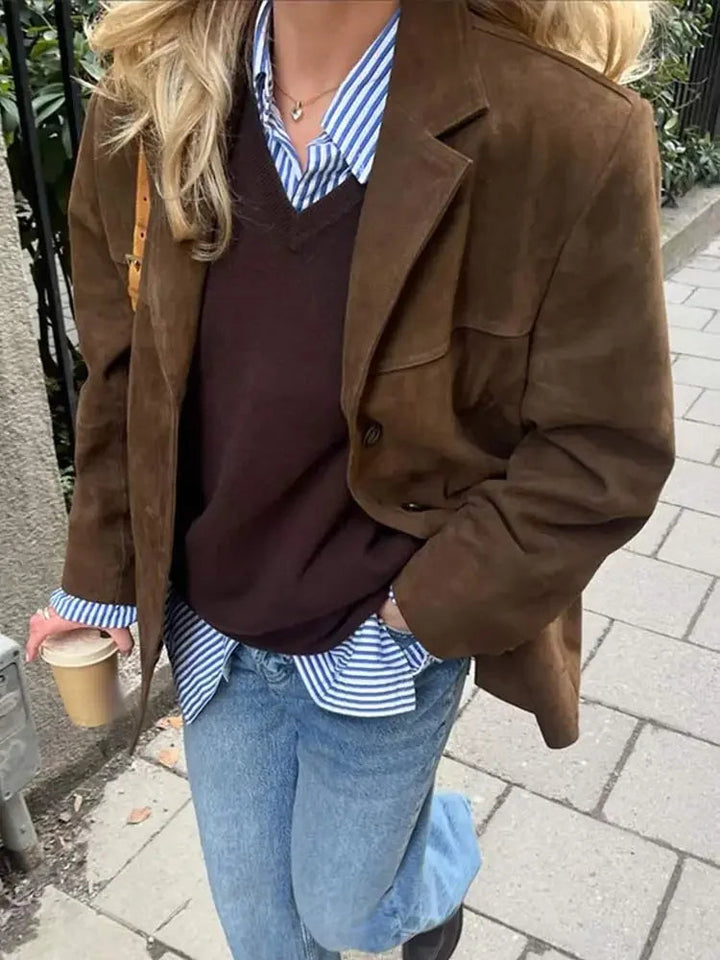 Zarina™ | Textured Bouclé Jacket — Final Edit